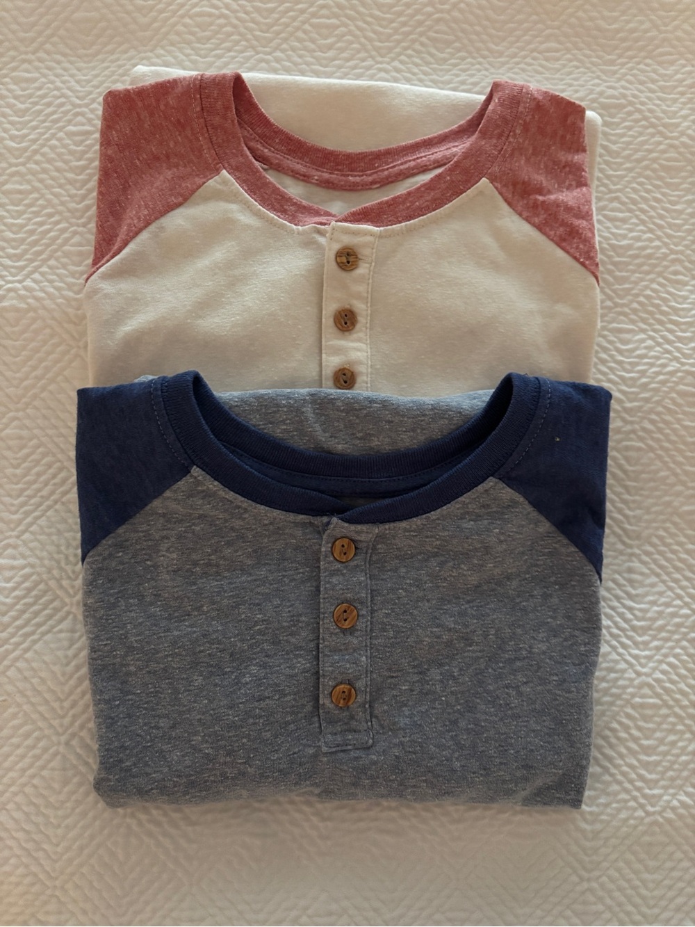BOYS SHORT SLEEVE HENLEY TEES